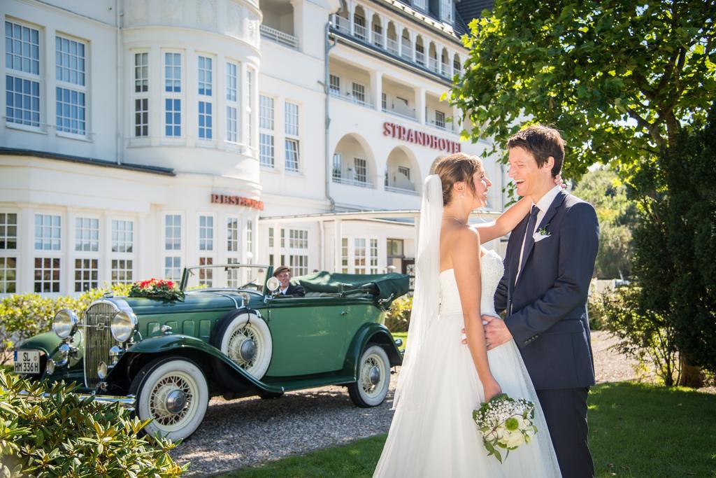 Strandhotel Glücksburg Buitenkant foto