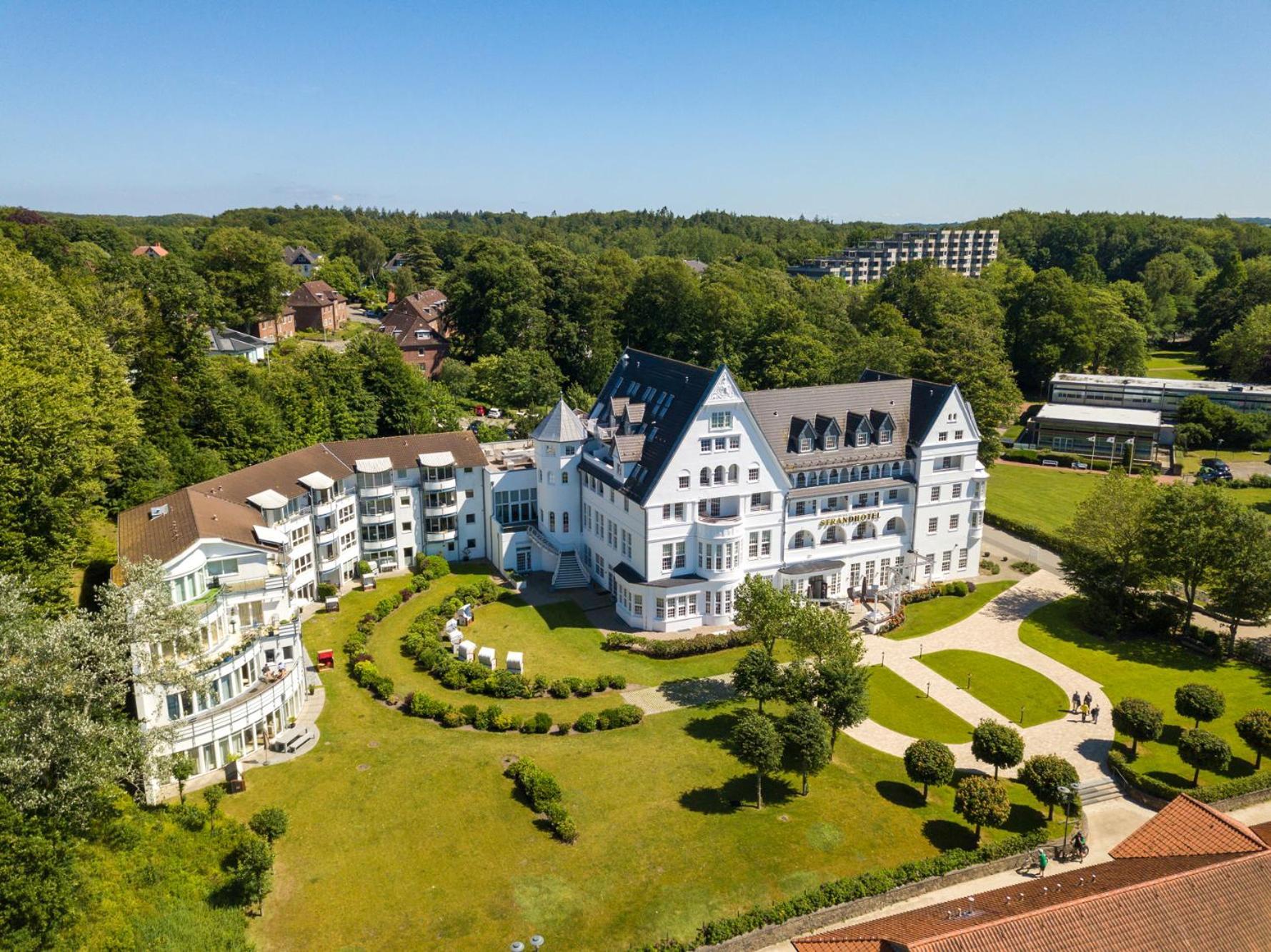 Strandhotel Glücksburg Buitenkant foto