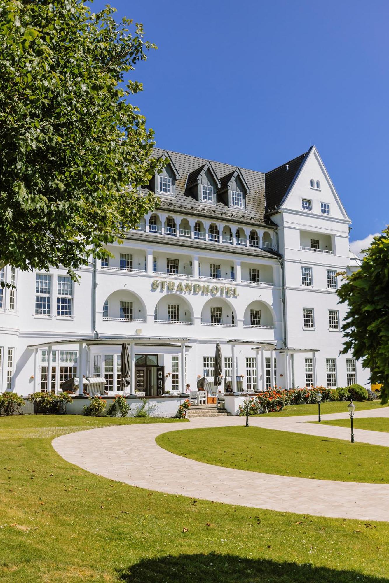 Strandhotel Glücksburg Buitenkant foto