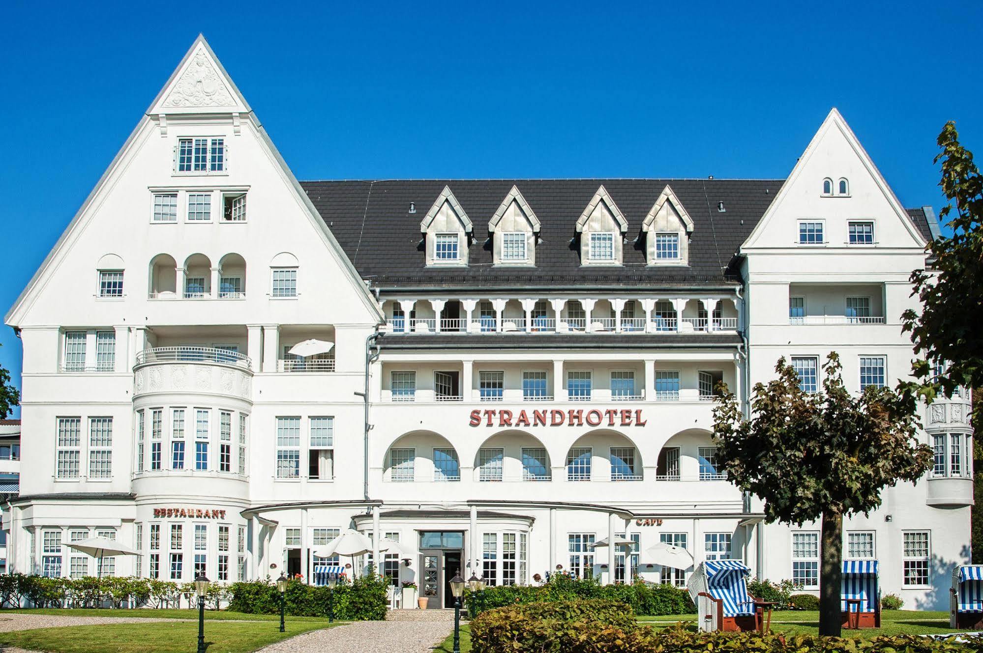Strandhotel Glücksburg Buitenkant foto